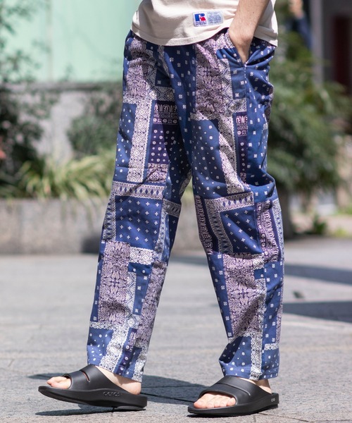 JOINT WORKS(ジョイントワークス)の「JW-BANDANA 1 TUCK パンツ(チノパンツ・メンズ・ブラック/ネイビー・MEDIUM/LARGE)」の2枚目の写真