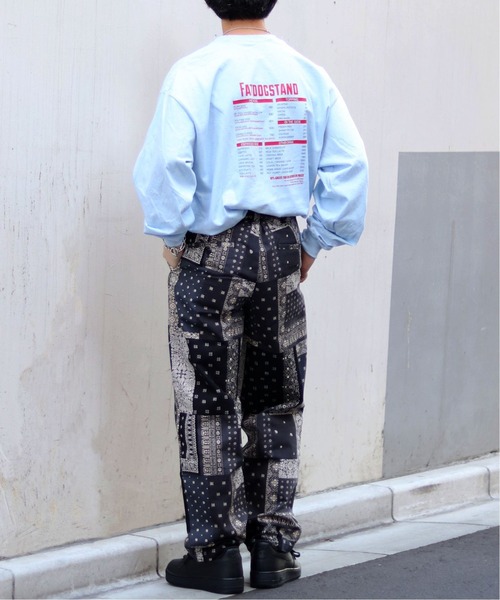 JOINT WORKS(ジョイントワークス)の「JW-BANDANA 1 TUCK パンツ(チノパンツ・メンズ・ブラック/ネイビー・MEDIUM/LARGE)」の5枚目の写真