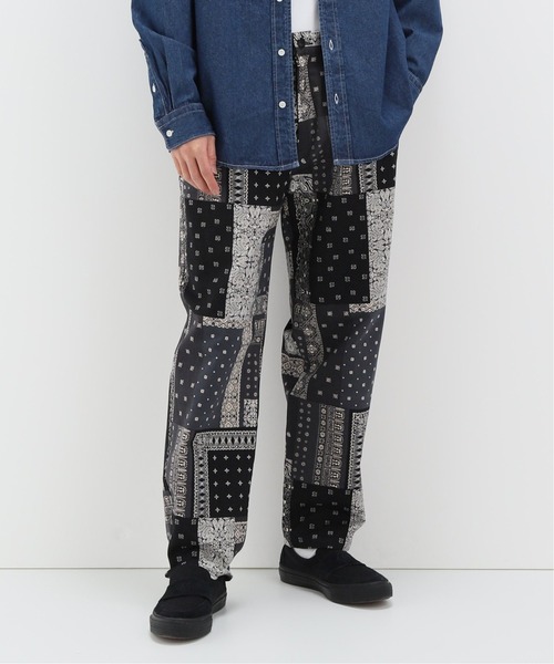 JOINT WORKS(ジョイントワークス)の「JW-BANDANA 1 TUCK パンツ(チノパンツ・メンズ・ブラック/ネイビー・MEDIUM/LARGE)」の7枚目の写真