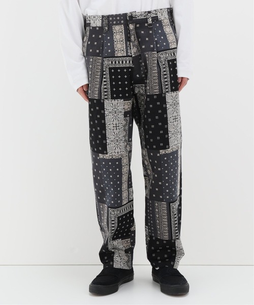 JOINT WORKS(ジョイントワークス)の「JW-BANDANA 1 TUCK パンツ(チノパンツ・メンズ・ブラック/ネイビー・MEDIUM/LARGE)」の9枚目の写真
