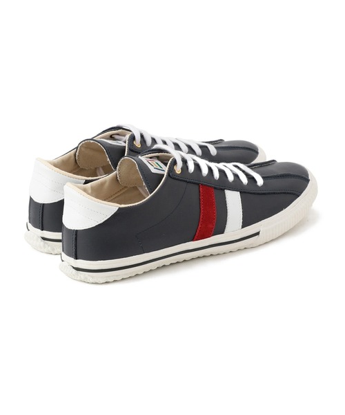 MEN'S BIGI(メンズビギ)の「<maccheronian(マカロニアン)>別注レザースニーカー(スニーカー・メンズ・ホワイト/ネイビー・01/02/03)」の11枚目の写真