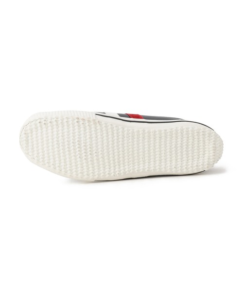 MEN'S BIGI(メンズビギ)の「<maccheronian(マカロニアン)>別注レザースニーカー(スニーカー・メンズ・ホワイト/ネイビー・01/02/03)」の7枚目の写真