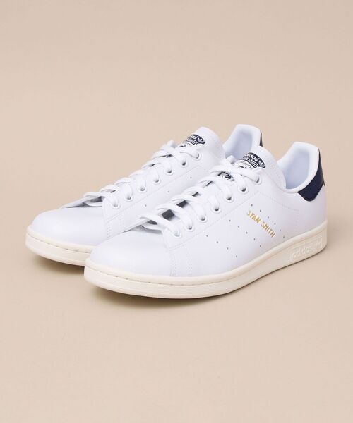 adidas（アディダス）の「adidas: STAN SMITH（スニーカー・メンズ・ネイビー/グリーン・27/26/28/29）」の2枚目の写真