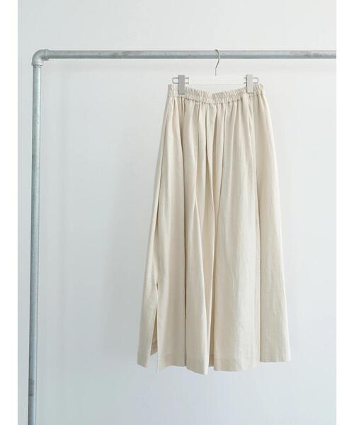 AMERICAN HOLIC（アメリカンホリック）の「リネンブレンドタックスカート　＊（スカート・レディース・ブルー系その他4/アイボリー/サックスブルー/ブラウン/ベージュ系その他2/ネイビー・FREE）」の13枚目の写真