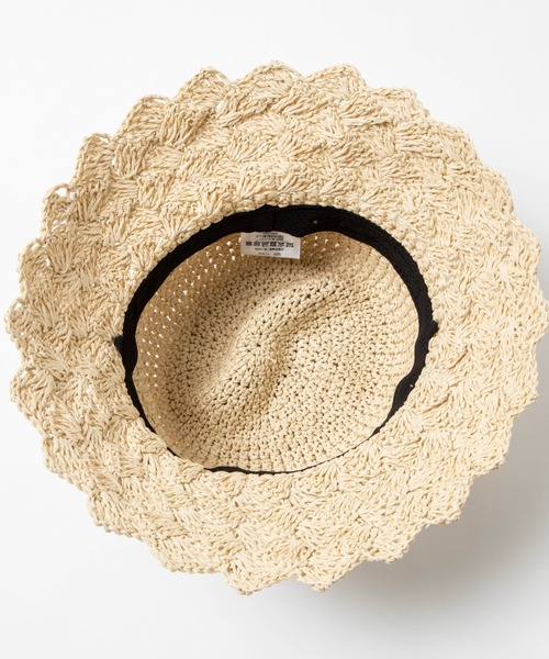WEGO（ウィゴー）の「WEGO/ナチュラルクロシェレースハット（ハット・レディース・ベージュ/ナチュラル・FREE）」の6枚目の写真
