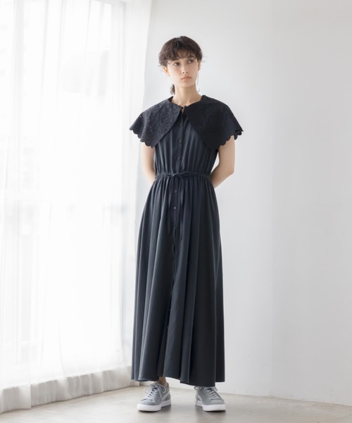 COEL（コエル）の「2WAY刺繍衿ワンピース（ワンピース）」 - WEAR