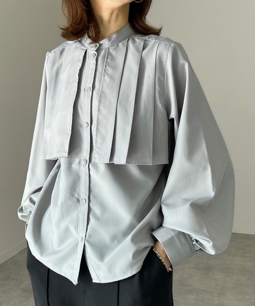 セール タックプリーツ長袖ドレスシャツ シャツ ブラウス She S Closet シーズクローゼット のファッション通販 Zozotown