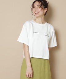 N.（N. Natural Beauty Basic） | ◆ショートロゴＴシャツ(Tシャツ/カットソー)