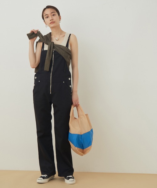 ADAM ET ROPE'(アダムエロペ)の「カップ付きニットタンクトップ(タンクトップ・レディース・ダークブラウン/キナリ・FREE)」の16枚目の写真