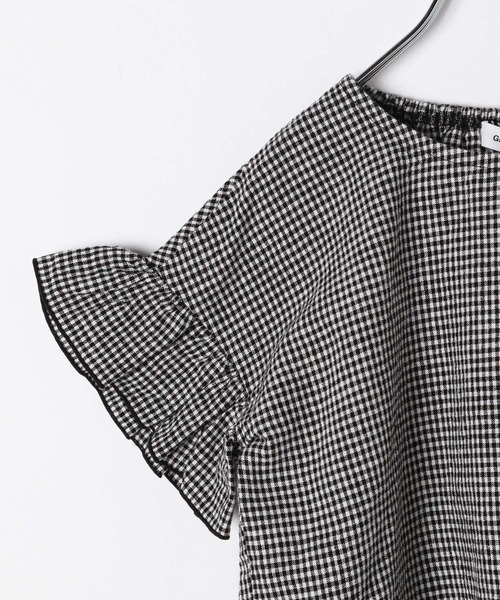 GLOBAL WORK（グローバルワーク）の「【キッズ】ソフトタッチ綿麻ブラウス/930638（シャツ/ブラウス・キッズ・ホワイト/ブラック/ベージュ/イエロー・110cm/100cm/120cm/130cm/140cm/150cm/160cm）」の11枚目の写真