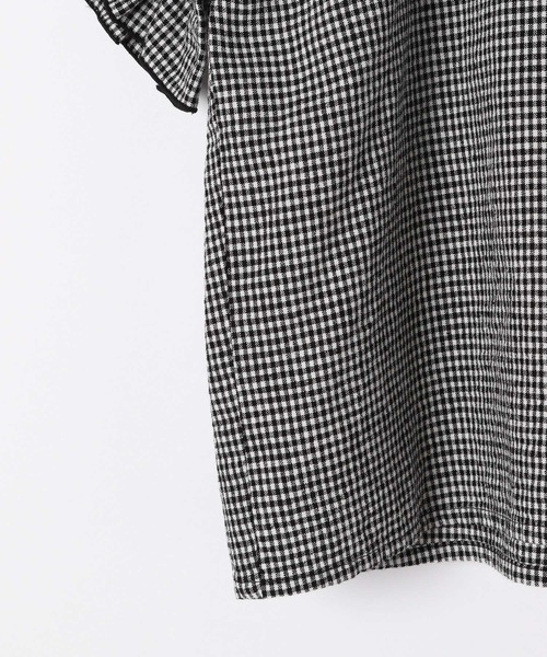 GLOBAL WORK（グローバルワーク）の「【キッズ】ソフトタッチ綿麻ブラウス/930638（シャツ/ブラウス・キッズ・ホワイト/ブラック/ベージュ/イエロー・110cm/100cm/120cm/130cm/140cm/150cm/160cm）」の10枚目の写真