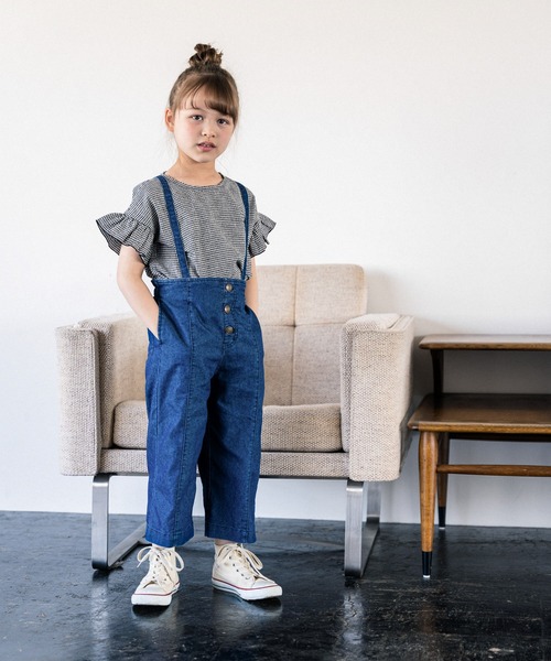 GLOBAL WORK（グローバルワーク）の「【キッズ】ソフトタッチ綿麻ブラウス/930638（シャツ/ブラウス・キッズ・ホワイト/ブラック/ベージュ/イエロー・110cm/100cm/120cm/130cm/140cm/150cm/160cm）」の18枚目の写真