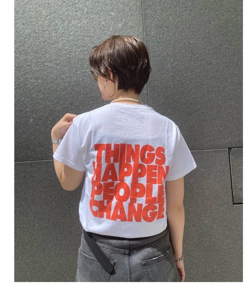 CIAOPANIC（チャオパニック）の「【FUNG/ファング】SOME LIKE IT COOL プリントTシャツ（Tシャツ/カットソー・レディース・ホワイト・FREE）」の9枚目の写真