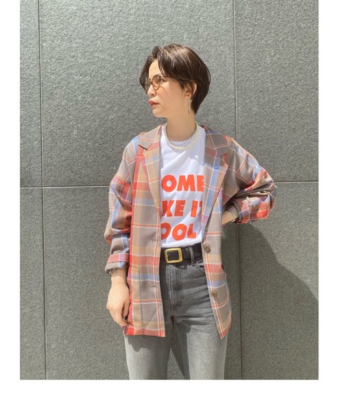 CIAOPANIC（チャオパニック）の「【FUNG/ファング】SOME LIKE IT COOL プリントTシャツ（Tシャツ/カットソー・レディース・ホワイト・FREE）」の10枚目の写真
