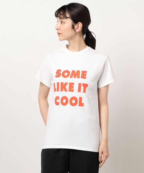 CIAOPANIC（チャオパニック）の「【FUNG/ファング】SOME LIKE IT COOL プリントTシャツ（Tシャツ/カットソー・レディース・ホワイト・FREE）」の18枚目の写真