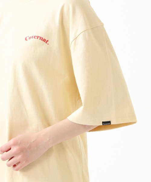 COVERNAT（カバーナット）の「Covernat／ARCH SERIF LOGO T 2943613（Tシャツ/カットソー・レディース・ホワイト/ブラック/ライトベージュ・SMALL/MEDIUM/LARGE）」の20枚目の写真