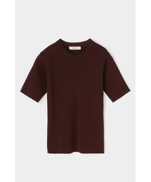 MOUSSY | HALF SLEEVE KNIT トップス(ニット/セーター)