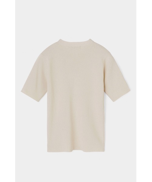 MOUSSY(マウジー)の「HALF SLEEVE KNIT トップス(ニット/セーター・レディース・ダークブラウン/ダークネイビー/キナリ・FREE)」の8枚目の写真