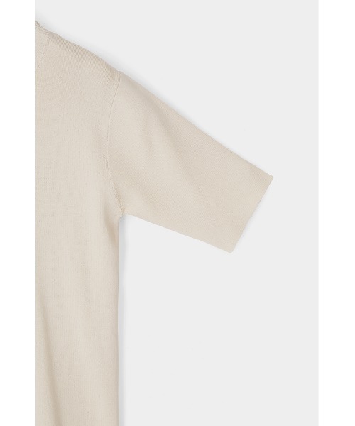 MOUSSY(マウジー)の「HALF SLEEVE KNIT トップス(ニット/セーター・レディース・ダークブラウン/ダークネイビー/キナリ・FREE)」の10枚目の写真