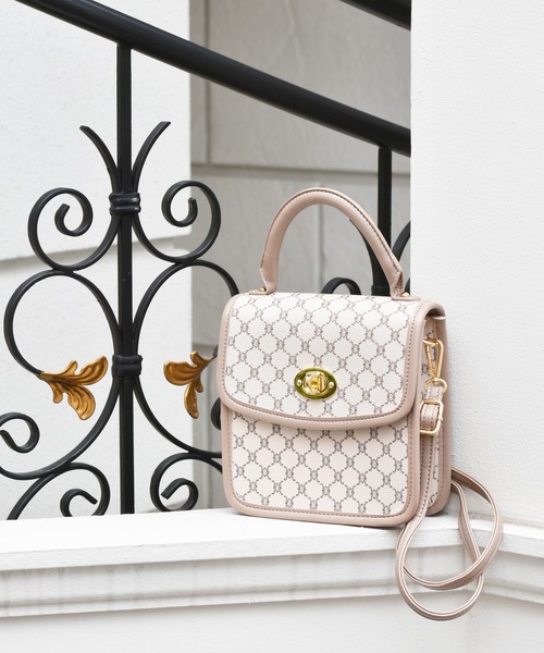 ems excite（エムズエキサイト）の「パイピングスクエアBAG（ショルダーバッグ・レディース・ホワイト系その他/ブルー/ブラウン系その他・FREE）」の2枚目の写真