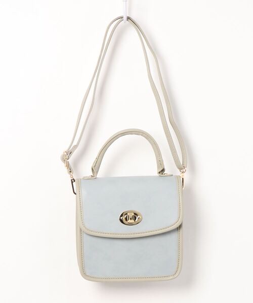 ems excite（エムズエキサイト）の「パイピングスクエアBAG（ショルダーバッグ・レディース・ホワイト系その他/ブルー/ブラウン系その他・FREE）」の13枚目の写真