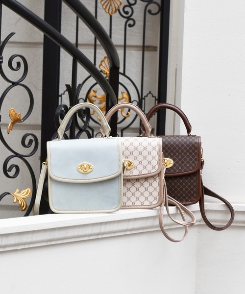 ems excite（エムズエキサイト）の「パイピングスクエアBAG（ショルダーバッグ・レディース・ホワイト系その他/ブルー/ブラウン系その他・FREE）」の9枚目の写真