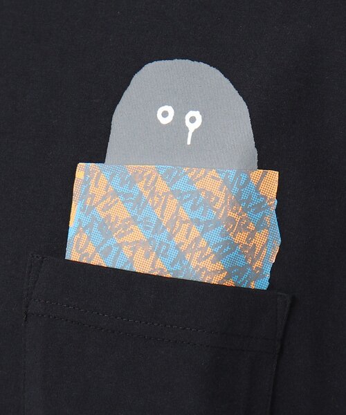 THE SHOP TK （ザ ショップ ティーケー ）の「◆シェルテック別注ポケットTシャツ（Tシャツ/カットソー・メンズ・ホワイト系/ブラック・02/03）」の3枚目の写真