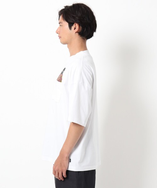 THE SHOP TK （ザ ショップ ティーケー ）の「◆シェルテック別注ポケットTシャツ（Tシャツ/カットソー・メンズ・ホワイト系/ブラック・02/03）」の12枚目の写真