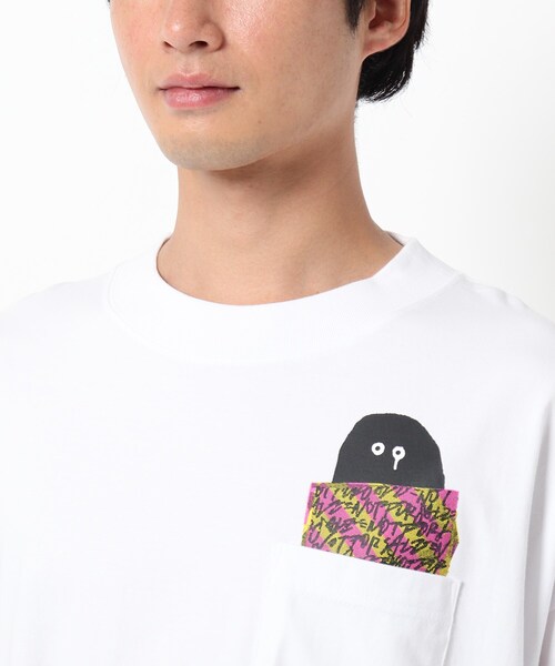 THE SHOP TK （ザ ショップ ティーケー ）の「◆シェルテック別注ポケットTシャツ（Tシャツ/カットソー・メンズ・ホワイト系/ブラック・02/03）」の15枚目の写真