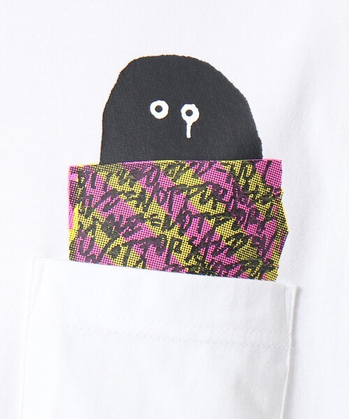 THE SHOP TK （ザ ショップ ティーケー ）の「◆シェルテック別注ポケットTシャツ（Tシャツ/カットソー・メンズ・ホワイト系/ブラック・02/03）」の8枚目の写真