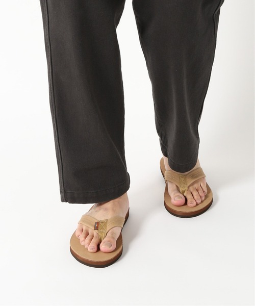 RAINBOW SANDALS（レインボーサンダル）の「【RAINBOW SANDALS/レインボーサンダル】SINGLE LAYER LEATHER（サンダル・メンズ・ベージュ・SMALL/MEDIUM/LARGE）」の6枚目の写真