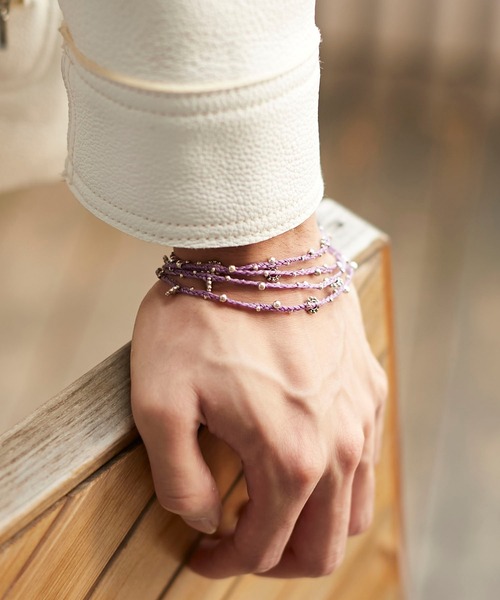 wakami(ワカミ)の「wakami/ワカミ ロングネックス&ブレスレット(ネックレス・レディース・ベージュ/パープル/ブラック/ブルー/ブラウン/グレー・FREE)」の14枚目の写真