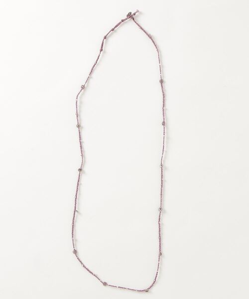 wakami(ワカミ)の「wakami/ワカミ ロングネックス&ブレスレット(ネックレス・レディース・ベージュ/パープル/ブラック/ブルー/ブラウン/グレー・FREE)」の17枚目の写真