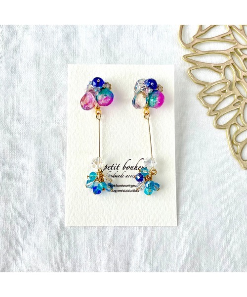 花火 ピアス Ma ピアス 両耳用 Tone トーン のファッション Bonheur アクセサリー Petit