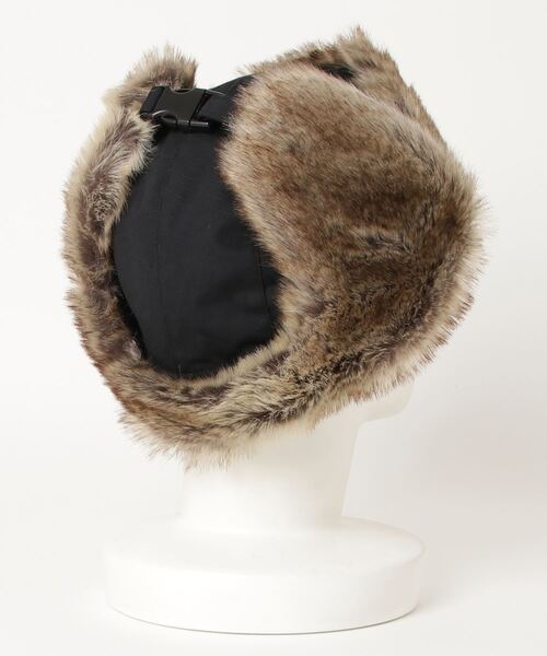 MAISON mou（メゾンムー）の「【AVIREX/アヴィレックス】FLIGHT BOA CAP/フライトボアキャップ（キャップ・レディース・ブラック/カーキ/ベージュ・FREE）」の4枚目の写真