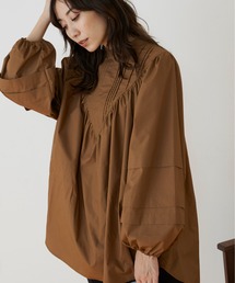 Auntie Rosa Holiday | ピンタックギャザーボリュームブラウス(シャツ/ブラウス)