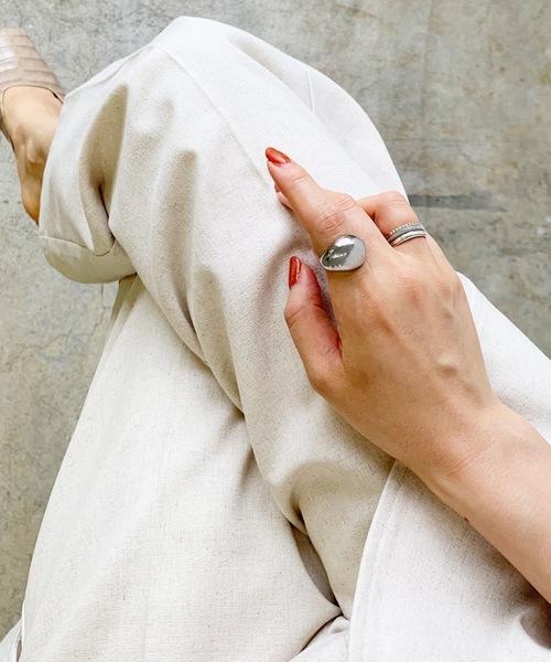 LIAN（リアン）の「ラウンドボリュームリング（リング・レディース・シルバー・ONE SIZE）」の2枚目の写真