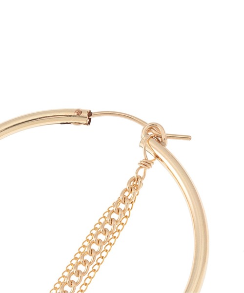 Deuxieme Classe RUEBELLEルーベルHOOPCHAINピアス Deuxieme Classe（ドゥーズィエムクラス）の「【RUEBELLE