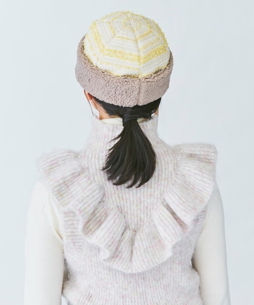 kaorinomori（カオリノモリ）の「カオリノモリ　ケージュトーク（ハット・レディース・イエロー/ブルー・M/57.5cm）」の8枚目の写真