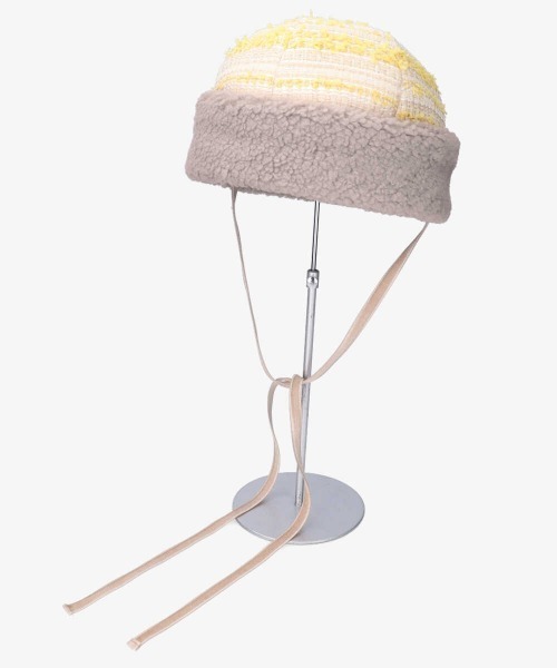 kaorinomori（カオリノモリ）の「カオリノモリ　ケージュトーク（ハット・レディース・イエロー/ブルー・M/57.5cm）」の9枚目の写真