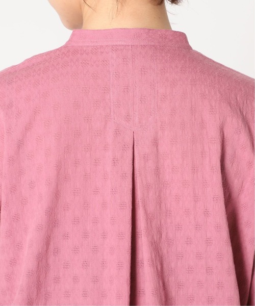 SLOBE citron.（スローブシトロン）の「SLOBE citron. チュニックブラウス【手洗い可能】◆（シャツ/ブラウス・レディース・ブラック/ブラック系その他/ピンク/ホワイト・FREE）」の13枚目の写真