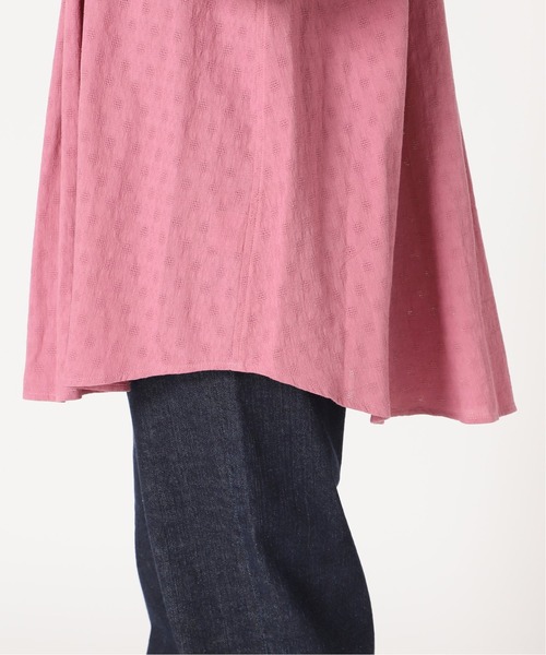 SLOBE citron.（スローブシトロン）の「SLOBE citron. チュニックブラウス【手洗い可能】◆（シャツ/ブラウス・レディース・ブラック/ブラック系その他/ピンク/ホワイト・FREE）」の17枚目の写真