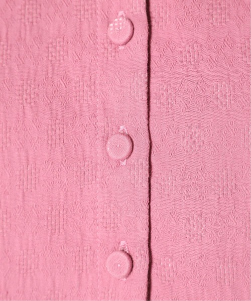 SLOBE citron.（スローブシトロン）の「SLOBE citron. チュニックブラウス【手洗い可能】◆（シャツ/ブラウス・レディース・ブラック/ブラック系その他/ピンク/ホワイト・FREE）」の18枚目の写真