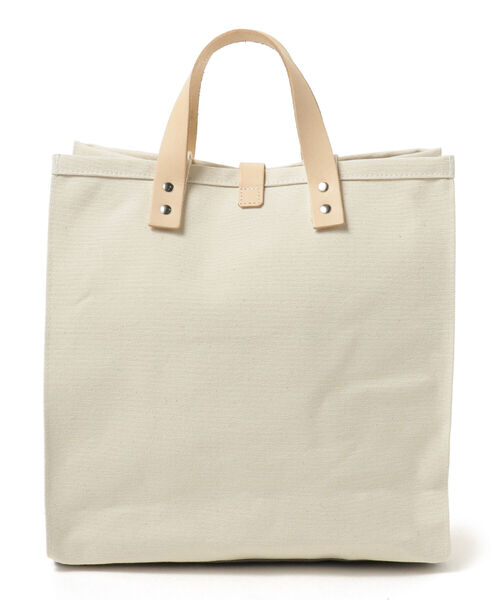 B:MING by BEAMS（ビーミングバイビームス）の「The Container Shop × B:MING by BEAMS / 別注 キャンバス 2WAY トートバッグ（トートバッグ・メンズ・ブラック/オフホワイト・ONE SIZE）」の8枚目の写真