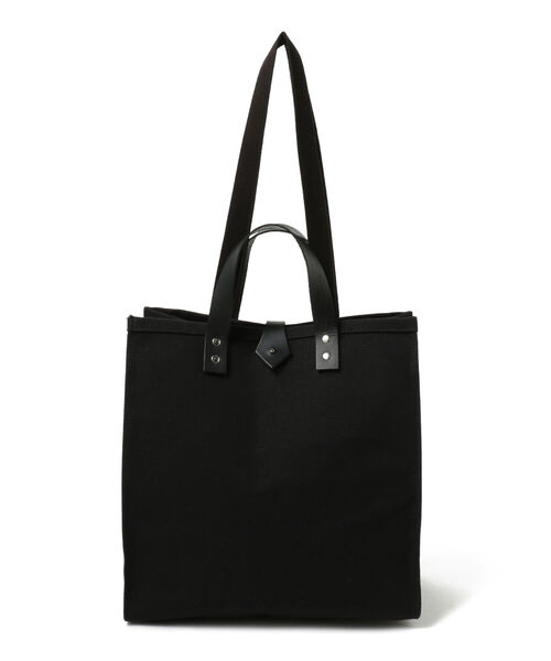 B:MING by BEAMS（ビーミングバイビームス）の「The Container Shop × B:MING by BEAMS / 別注 キャンバス 2WAY トートバッグ（トートバッグ・メンズ・ブラック/オフホワイト・ONE SIZE）」の9枚目の写真