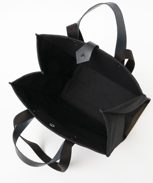 B:MING by BEAMS（ビーミングバイビームス）の「The Container Shop × B:MING by BEAMS / 別注 キャンバス 2WAY トートバッグ（トートバッグ・メンズ・ブラック/オフホワイト・ONE SIZE）」の18枚目の写真