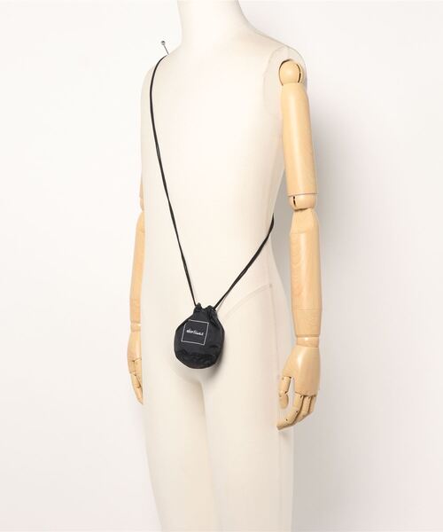 WILD THINGS(ワイルドシングス)の「/WILD THINGS/SHOULDER DRAWSTRING PURSE(ショルダーバッグ・メンズ・グレー/ピンク/イエロー/ブルー/ブラック・FREE)」の6枚目の写真