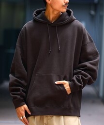 FREAK'S STORE | WEB限定 12oz ヘビーウェイト ビッグシルエット プルオーバーパーカー/フーディ―/配色デザイン(パーカー)