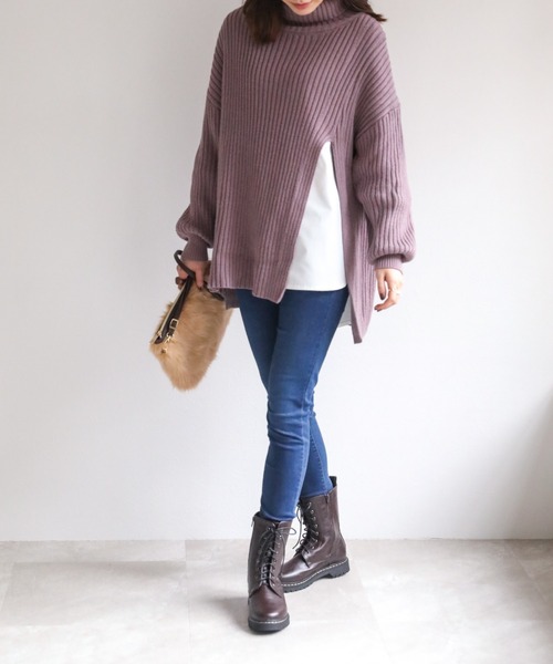 VIVIAN（ヴィヴィアン）の「厚底8ホールレースアップショートブーツ（ブーツ・レディース・ワイン/ダークブラウン/ブラック/ホワイト・LL/S/M/L）」の13枚目の写真