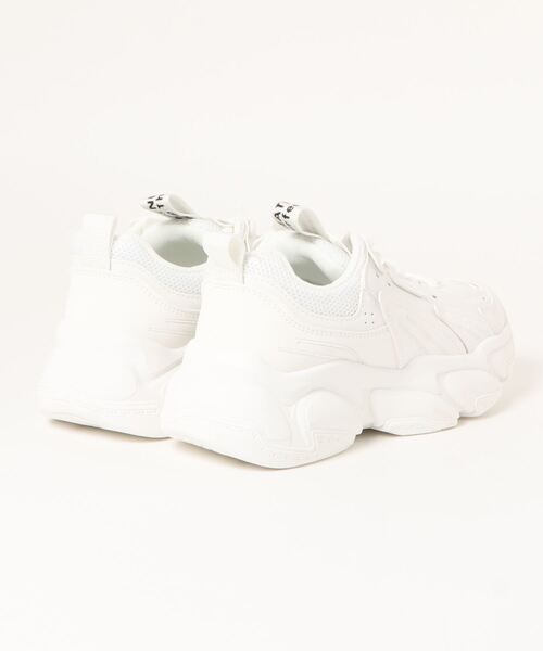 NOFALL（ノーフォール）の「厚底ダッドスニーカー（スニーカー・レディース・ホワイト/ブラック/ベージュ・LL/M/3L/S/L/SS）」の4枚目の写真